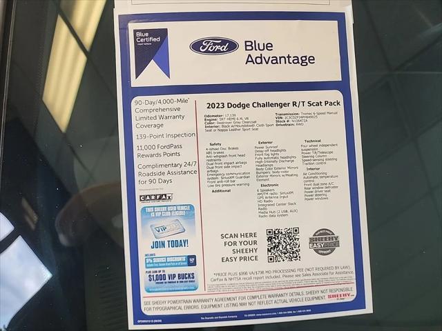 2023 Dodge Challenger R/T Scat Pack