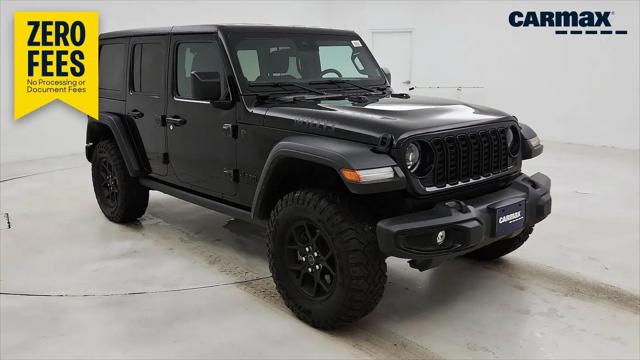 2024 Jeep Wrangler 4-Door Willys 4x4 for sale in Houston, TX
