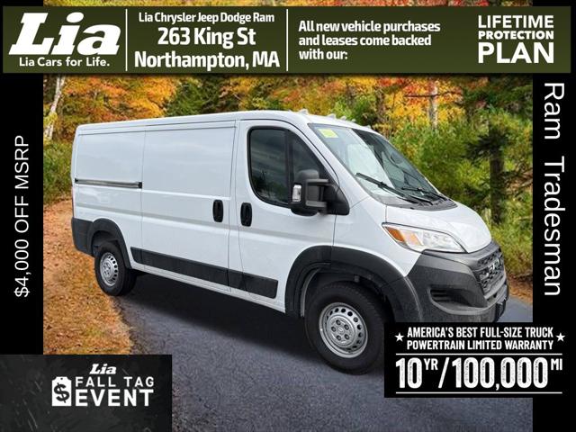2026 Ram ProMaster 2500 Cargo Van Tradesman Low Roof 136 WB w/Pass Seat for sale in Northampton, MA