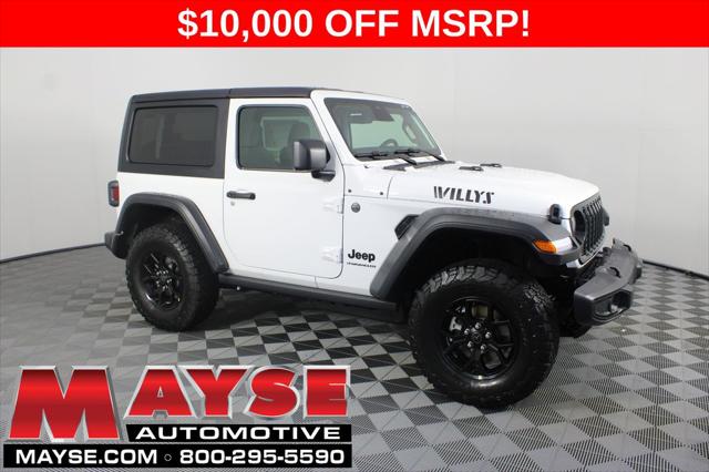 2026 Jeep Wrangler 2-Door Willys 4x4 for sale in Aurora, MO