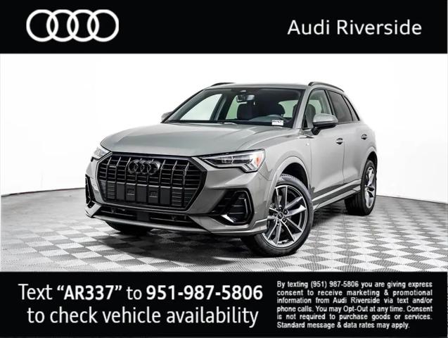 2025 Audi Q3 Premium 45 TFSI S line quattro Tiptronic for sale in Riverside, CA