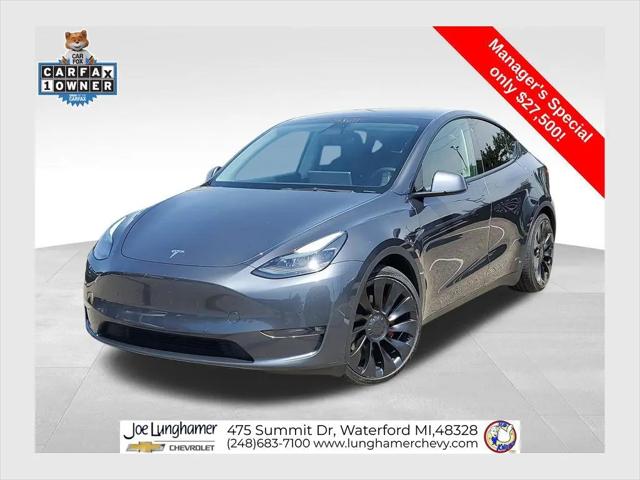 2022 Tesla Model Y Performance Dual Motor All-Wheel Drive for sale in Waterford, MI