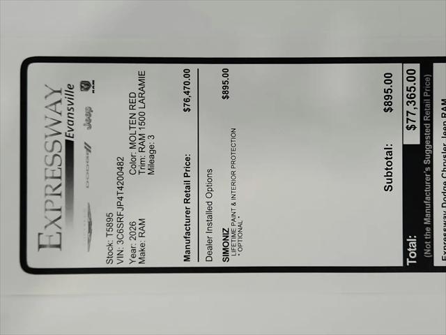 2026 Ram 1500 Laramie