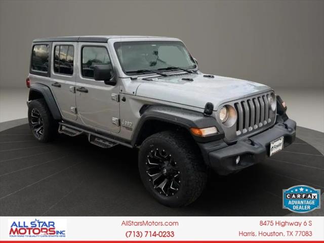 2019 Jeep Wrangler Unlimited Sport S 4x4 for sale in Houston, TX