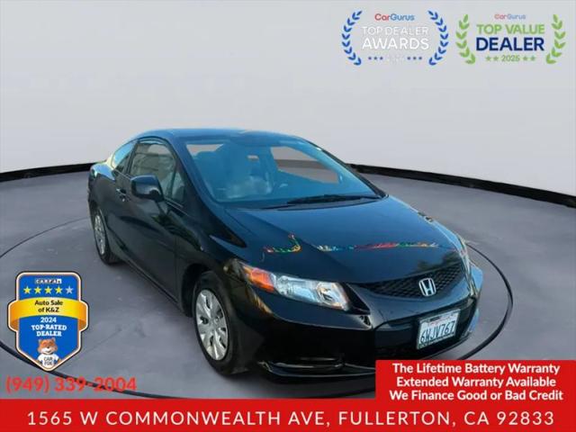 2012 Honda Civic LX for sale in Fullerton, CA