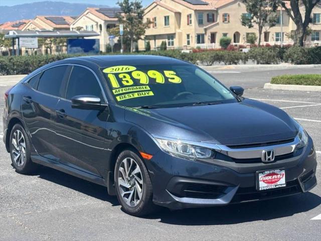 2016 Honda Civic EX for sale in Rialto, CA