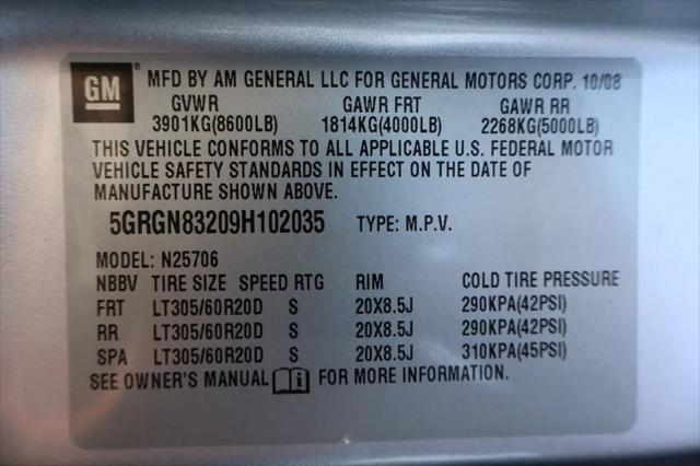 2009 HUMMER H2 SUV Luxury