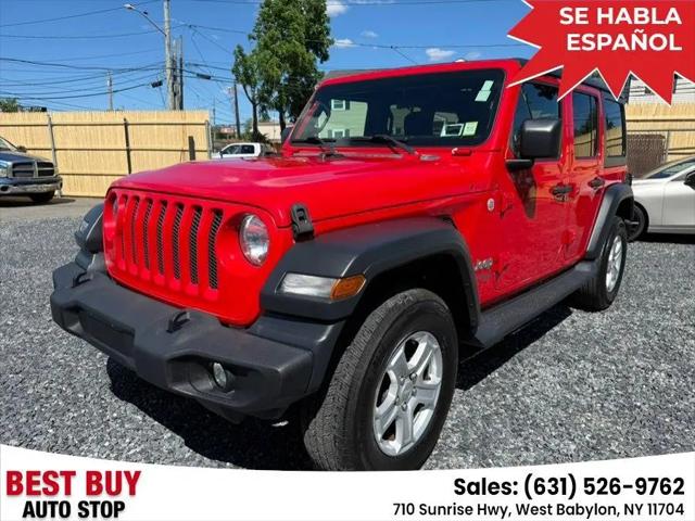 2019 Jeep Wrangler Unlimited Sport S 4x4 for sale in West Babylon, NY