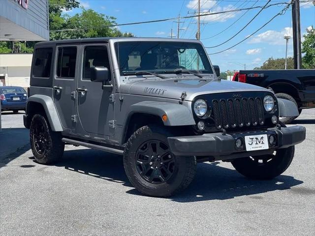 2017 Jeep Wrangler Unlimited Willy Wheeler 4x4 for sale in Westminster, MD