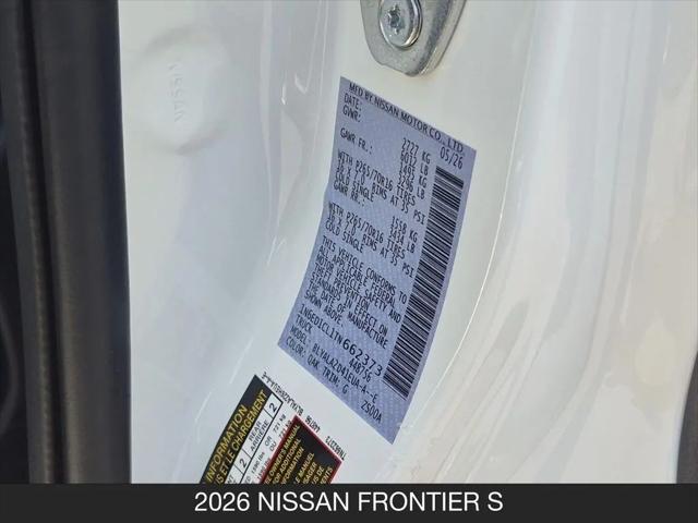 2026 Nissan Frontier King Cab S 4x2