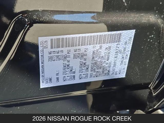 2026 Nissan Rogue Rock Creek