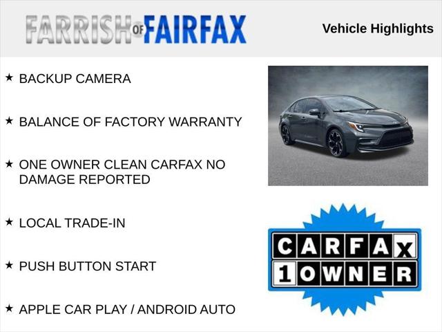 2025 Toyota Corolla FX