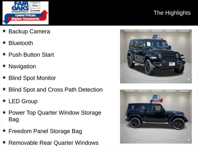 2021 Jeep Wrangler 4xe Unlimited High Altitude 4x4 2021 Jeep Wrangler 4xe Unlimited High Altitude 4x4