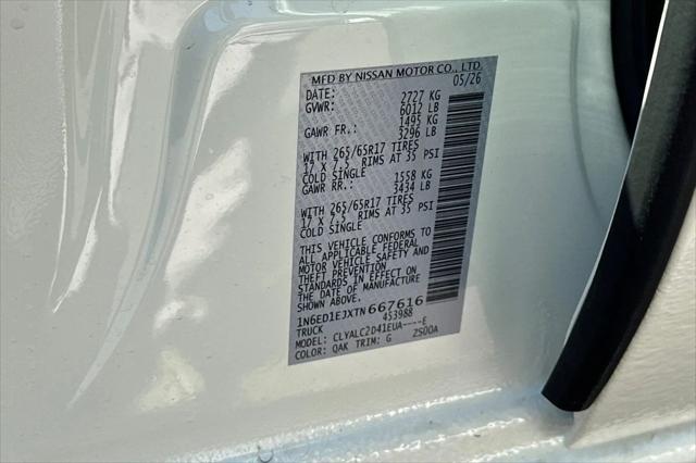 2026 Nissan Frontier Crew Cab SV 4x2