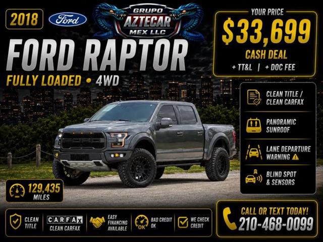 2018 Ford F-150 Raptor for sale in San Antonio, TX