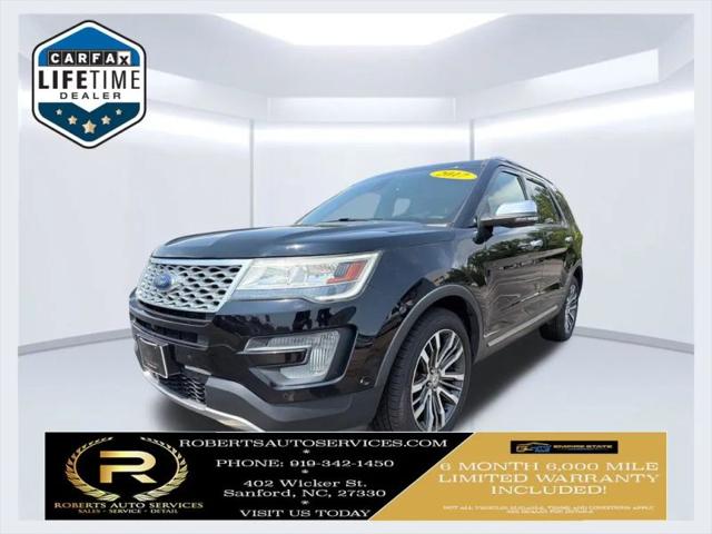 2017 Ford Explorer Platinum for sale in Sanford, NC