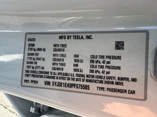 2023 Tesla Model 3 Rear-Wheel Drive