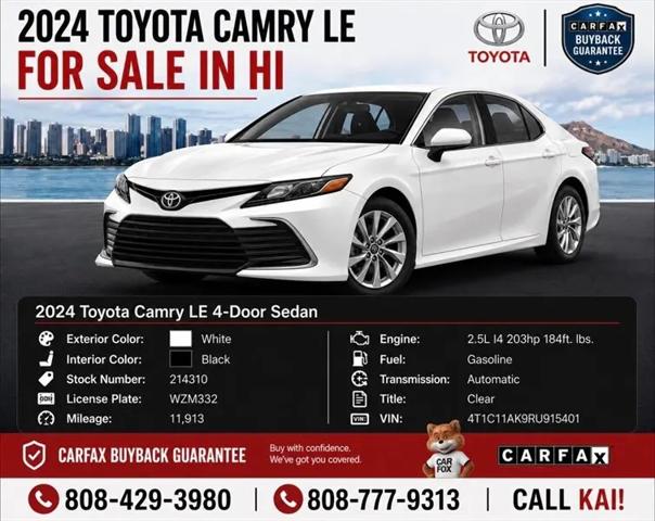 2024 Toyota Camry LE for sale in Honolulu, HI