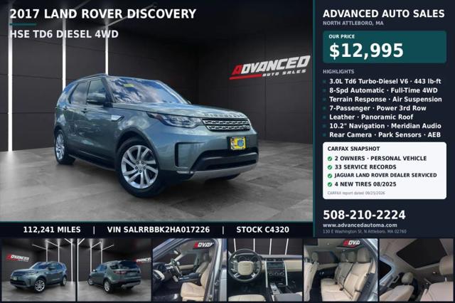2017 Land Rover Discovery HSE for sale in North Attleboro, MA