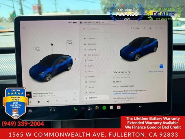 2021 Tesla Model Y Long Range Dual Motor All-Wheel Drive