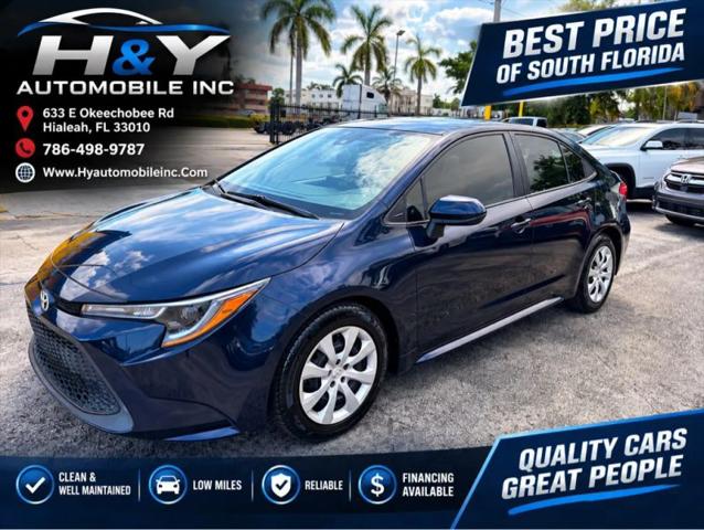 2020 Toyota Corolla LE for sale in Hialeah, FL
