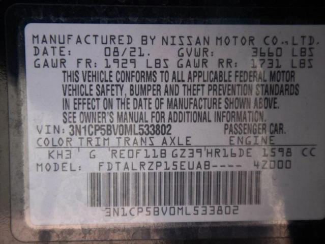 2021 Nissan Kicks S Xtronic CVT