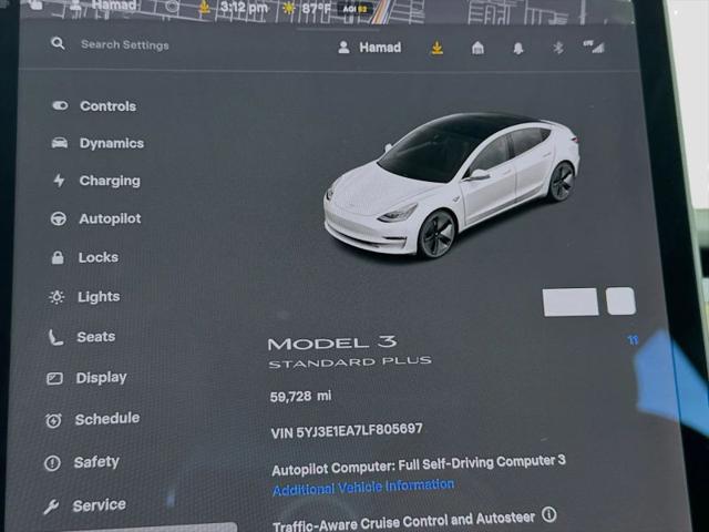 2020 Tesla Model 3 Standard Range Plus Rear-Wheel Drive