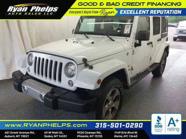 2018 Jeep Wrangler JK Unlimited Sahara 4x4 for sale in Phoenix, NY