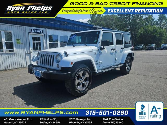 2018 Jeep Wrangler JK Unlimited Sahara 4x4 for sale in Phoenix, NY
