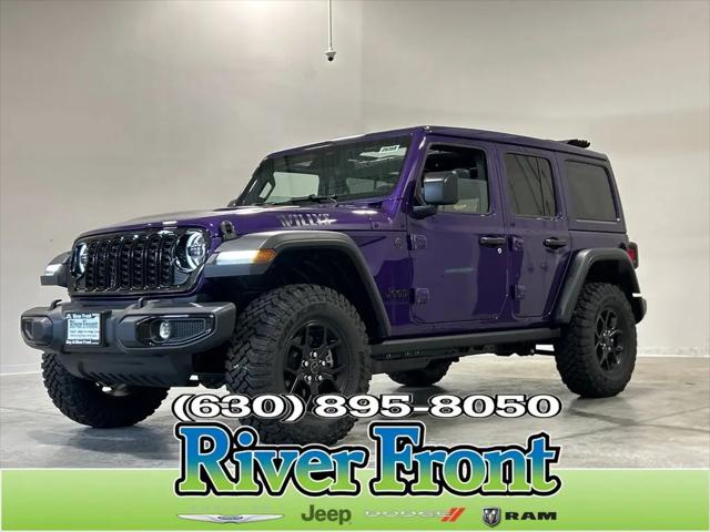 2026 Jeep Wrangler 4-Door Willys 4x4 for sale in North Aurora, IL