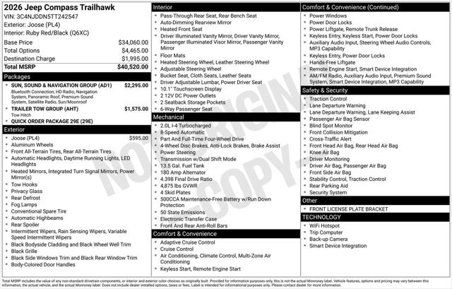 2026 Jeep Compass Trailhawk