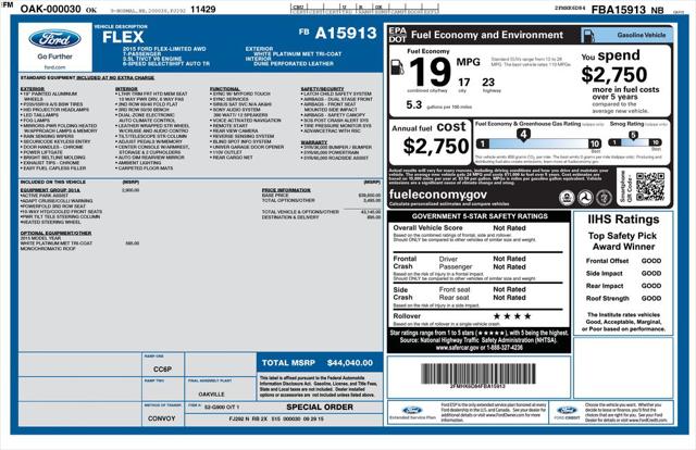 2015 Ford Flex Limited for sale in Bartlesville, OK