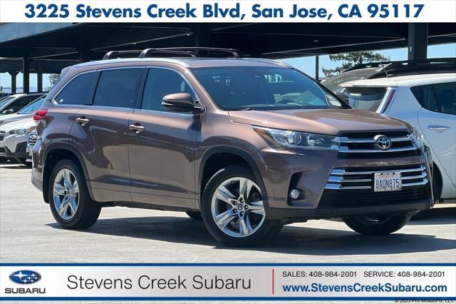 2017 Toyota Highlander Limited for sale in San Jose, CA