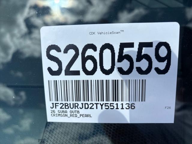 2026 Subaru Outback Touring XT