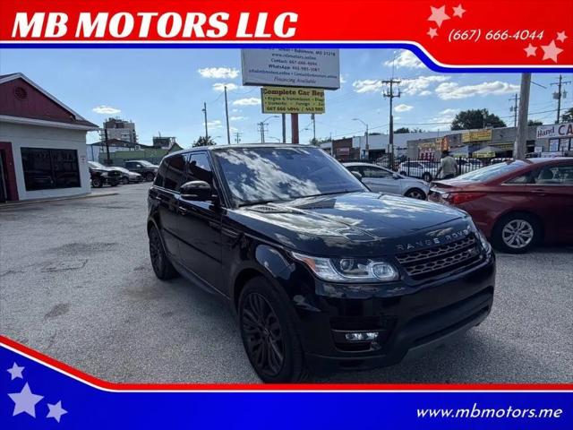 2017 Land Rover Range Rover Sport 3.0L V6 Turbocharged Diesel SE Td6 for sale in Baltimore, MD