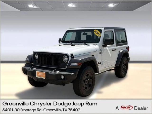 2025 Jeep Wrangler 2-Door Sport 4x4 for sale in Greenville, TX