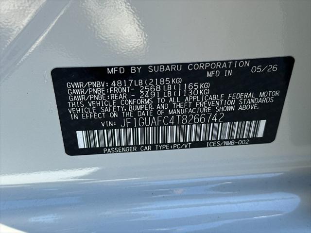 2026 Subaru Impreza Sport