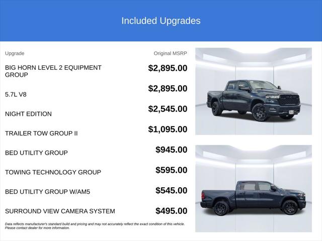 2026 RAM 1500 RAM 1500 BIG HORN CREW CAB 4X4 57 BOX 2026 RAM 1500 RAM 1500 BIG HORN CREW CAB 4X4 57 BOX