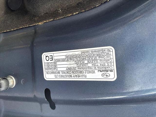 2016 Subaru Outback 2.5i Limited