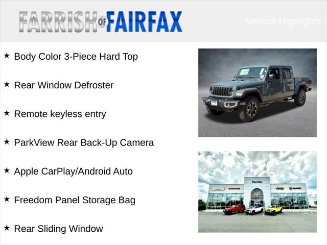 2026 Jeep Gladiator GLADIATOR SAHARA 4X4 2026 Jeep Gladiator GLADIATOR SAHARA 4X4