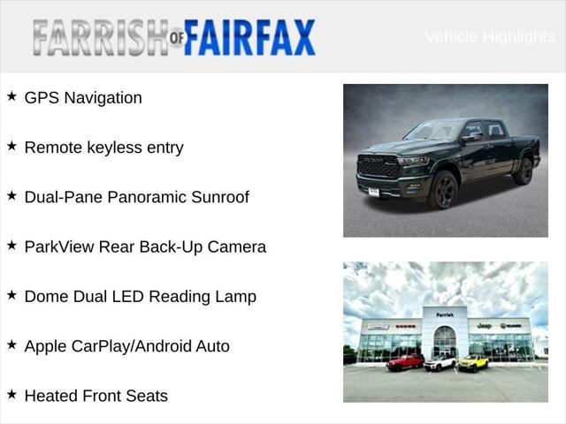 2026 RAM 1500 RAM 1500 BIG HORN CREW CAB 4X4 57 BOX