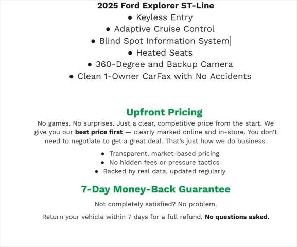 2025 Ford Explorer ST-Line for sale in Appleton, WI