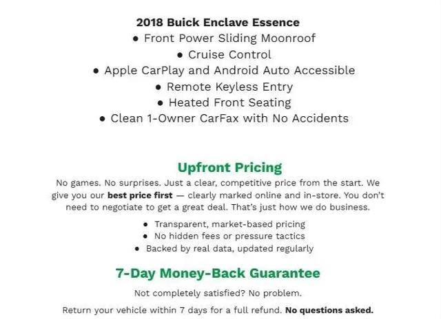 2018 Buick Enclave Essence for sale in Appleton, WI