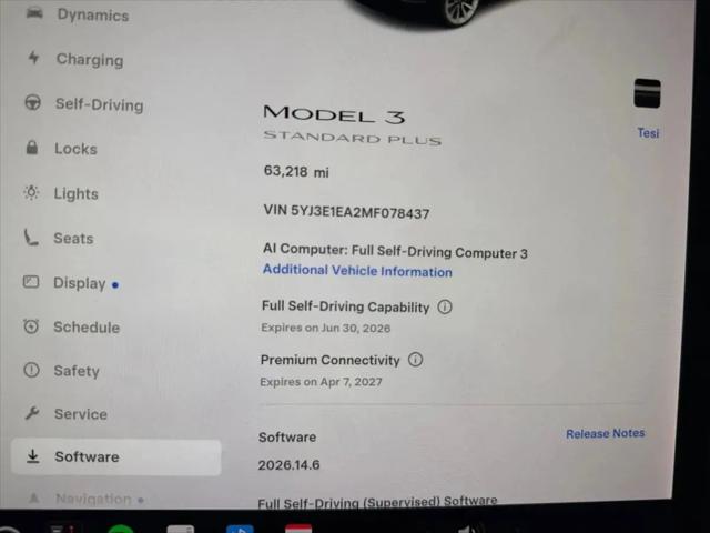 2021 Tesla Model 3 Standard Range Plus Rear-Wheel Drive