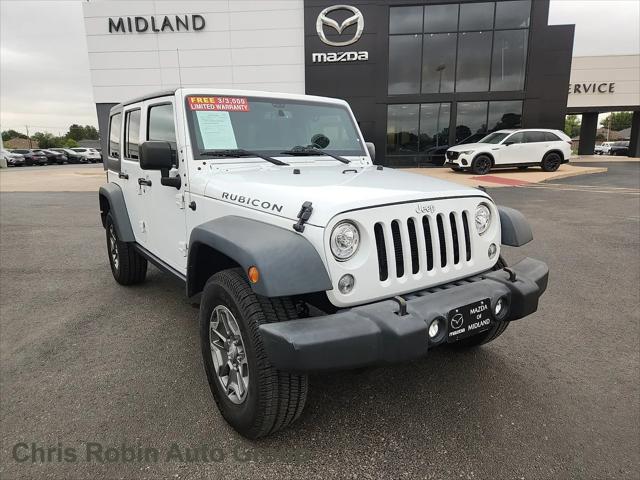 2017 Jeep Wrangler Unlimited Rubicon 4x4 for sale in Midland, TX