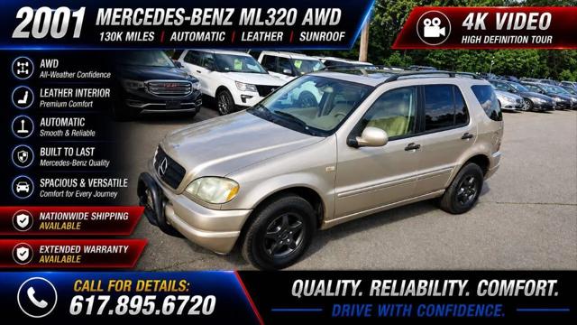 2001 Mercedes-Benz ML 320 ML 320 AWD 4MATIC 4dr SUV for sale in Stow, MA