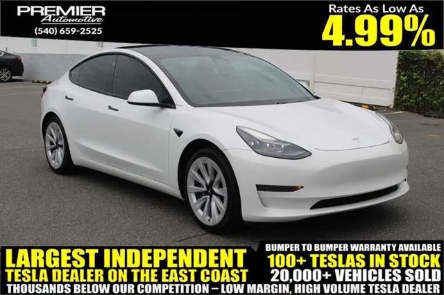 2021 Tesla Model 3 Standard Range Plus Rear-Wheel Drive for sale in Dumfries, VA