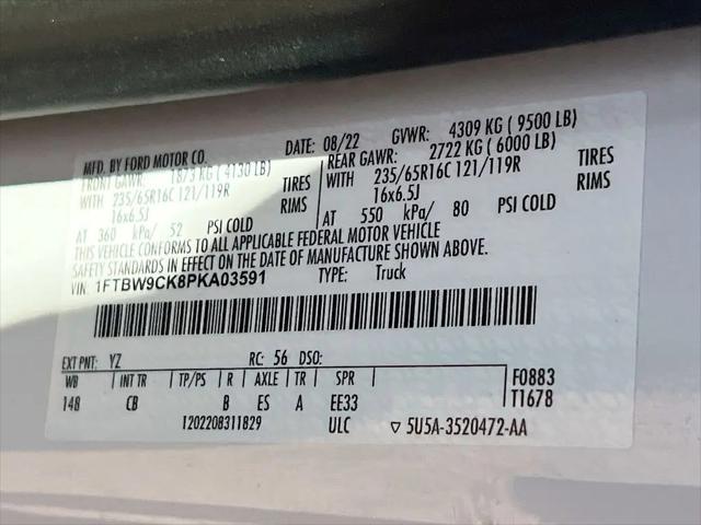 2023 Ford F-350 E-Transit Cargo Van