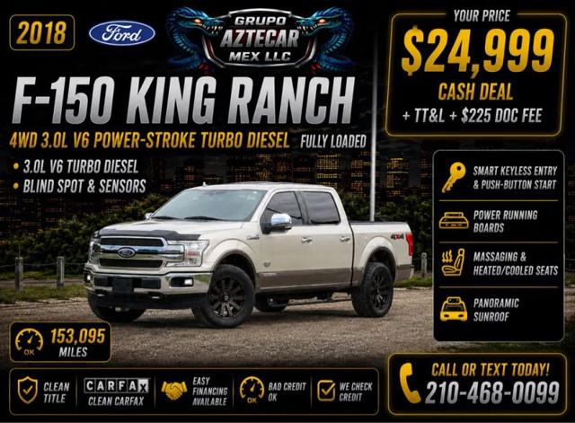 2018 Ford F-150 King Ranch for sale in San Antonio, TX
