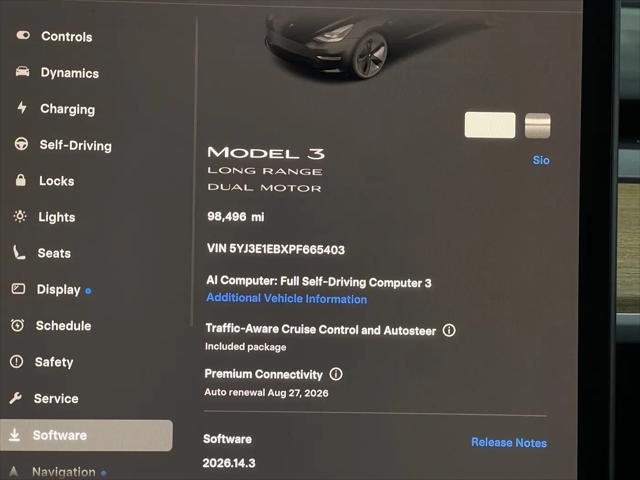 2023 Tesla Model 3 Long Range Dual Motor All-Wheel Drive